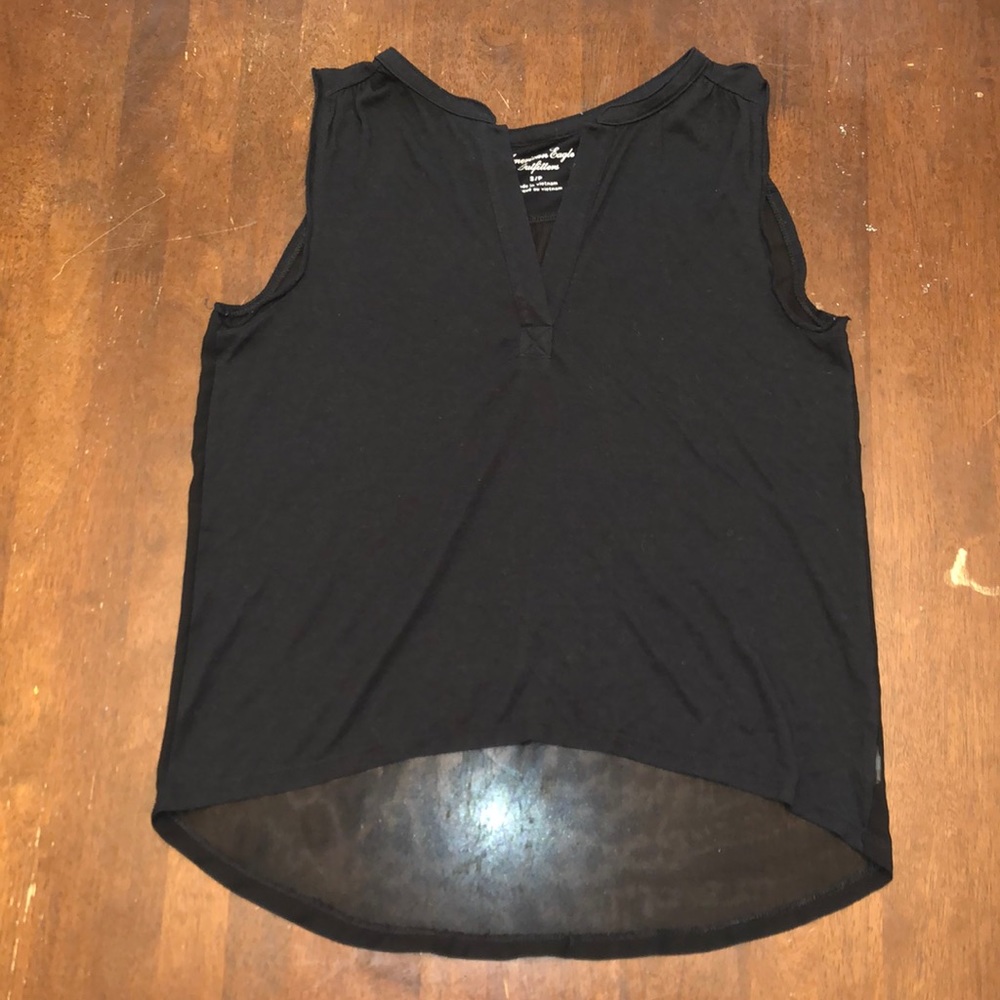 AE Black Sleeveless Top